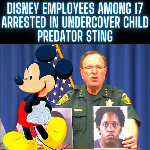 Disney employees among 17 arrested in undercover child predator sting