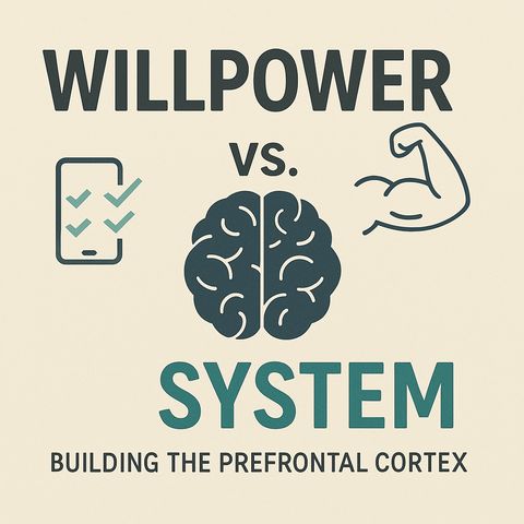 Willpower vs. System: Building the Prefrontal Cortex