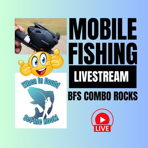 Ultralight Baitcasting  - Shimano Curado BFS-XG and Ugly Stik - Mobile Fishing Livestream 21 (Audio Podcast)