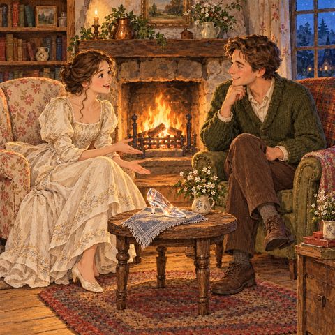 A Fireplace Interview with Cinderella