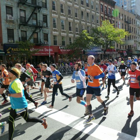 Espectador del NYC Marathon 2014