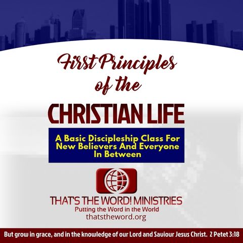 Teaching: First Principles of the Christian Life: Lesson 1 - This Great Salvation