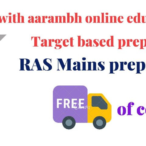 RAS Main Preparation Free Of Cost(Target Based)