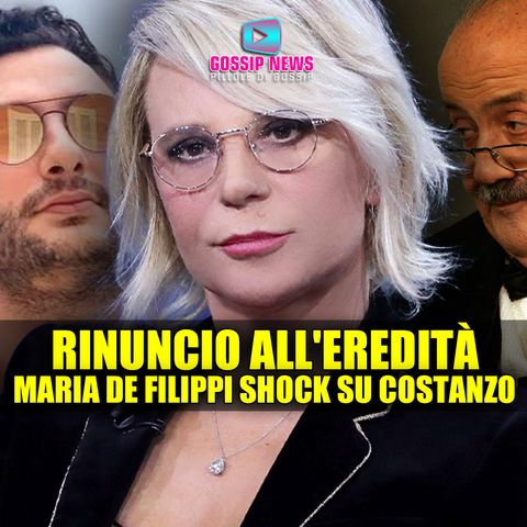 Maria De Filippi Dice No All'Eredità di Maurizio Costanzo!