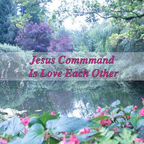 Jesus Commmand Is Love Each Other