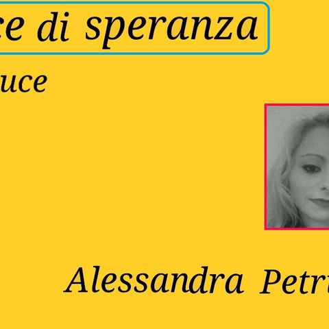1a puntata LUCE DI SPERANZA conduce ALESSANDRA PETRUCCI