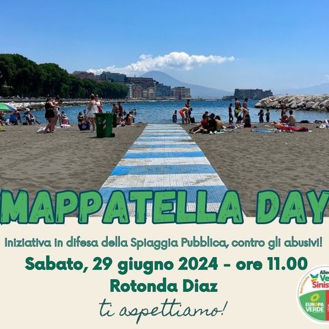 Sabato 29.06.2024, Mappatella Day con Francesco Emilio Borrelli