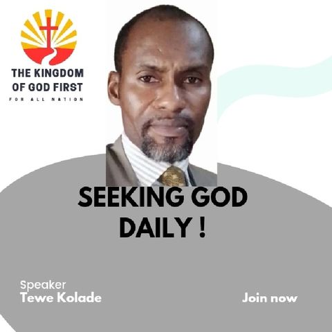 SEEKING GOD DAILY!