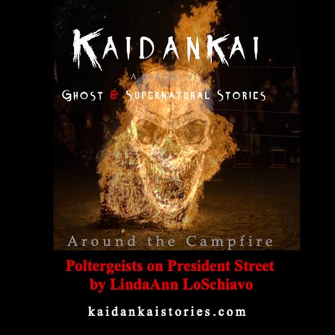 Around the Campfire: Poltergeists on President Street, written by LindaAnn LoSchiavo, read by Linda Gould