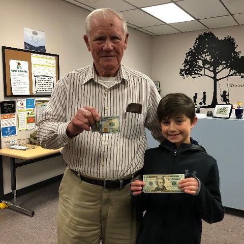 Eight-Year-Old Boy Finds Lost $100 Bill, Returns It To 86 Year-old Man