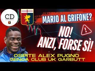 GENOA - Elastico per BALOTELLI arriva NO, anzi forse Si! Ore bollenti per SUPER MARIO al GRIFONE