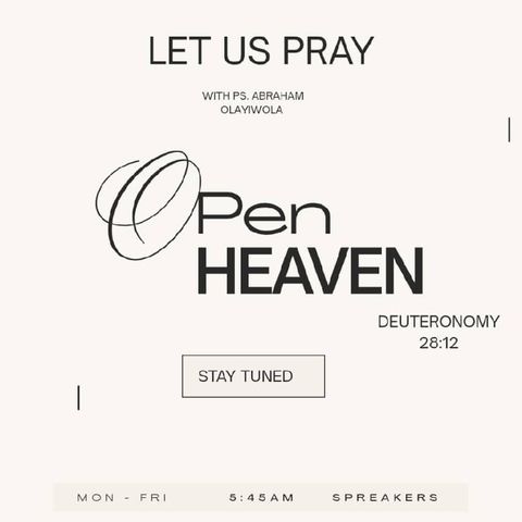 OPEN HEAVEN (3)