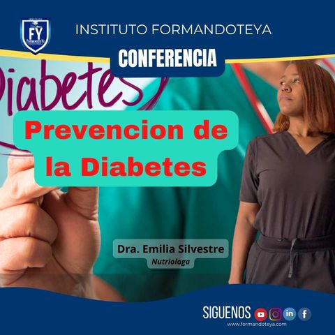 Conferencia sobre Prevención de la diabetes por la Dra Emilia Silvestre