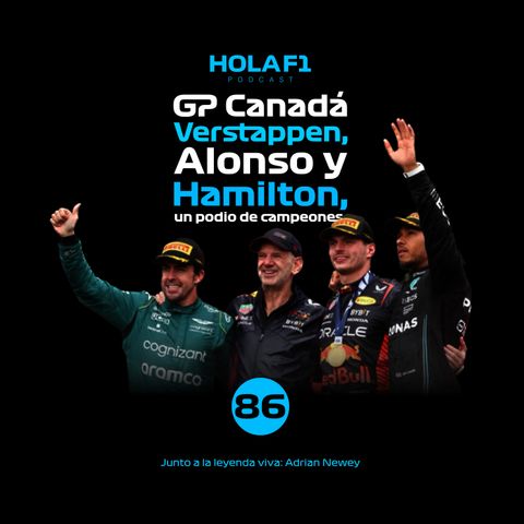 GP Canadá- Verstappen, Alonso y Hamilton, un podio de campeones