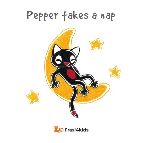 Pepper takes a nap