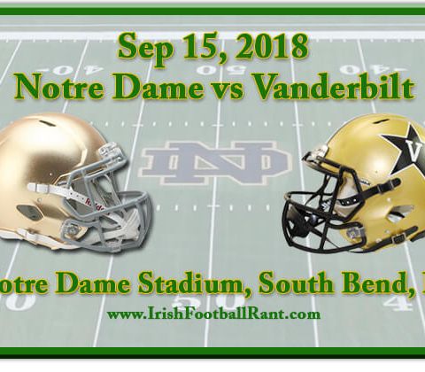Irish Football Weekly W/Tony Hunter: Notre Dame-Vanderbilt Preview