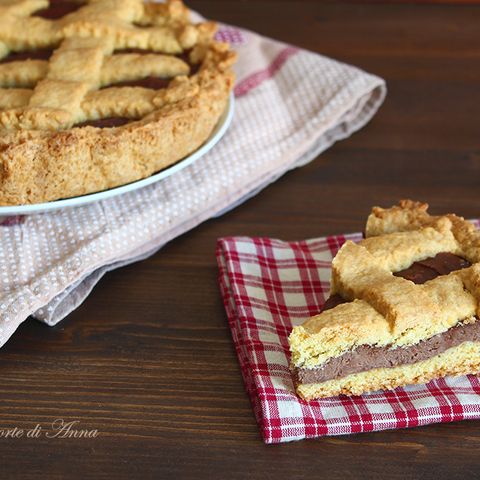 Crostata Nutella e ricotta