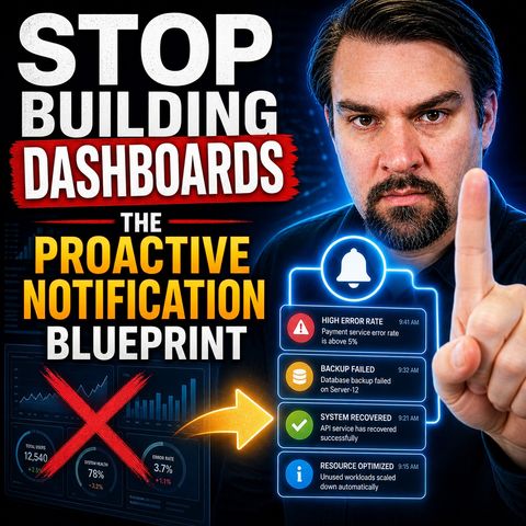 Stop Building Dashboards: The Proactive Notification Blueprint