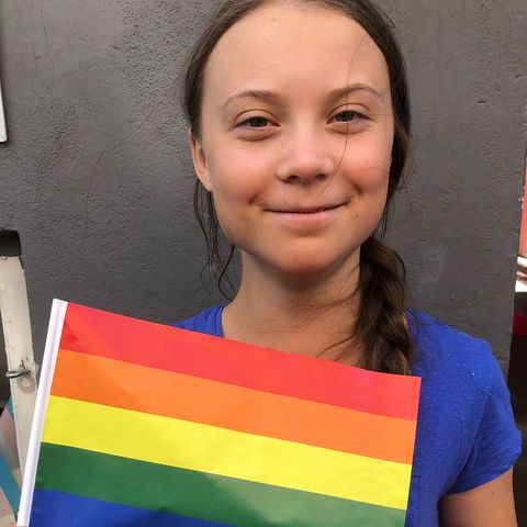 Greta Thunberg appoggia il gay pride svedese