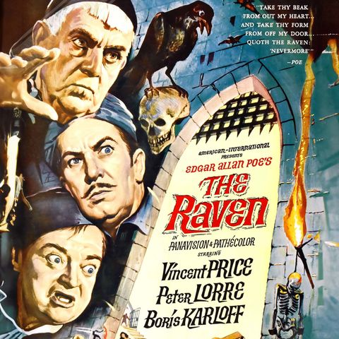 The Raven (1963) Vincent Price, Peter Lorre and Boris Karlof