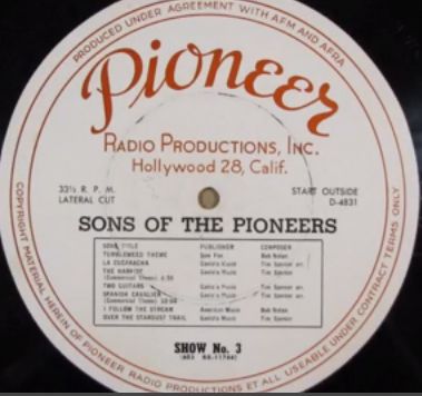 Sons of the Pioneers 46-xx-xx (03) First Song - La Cucaracha
