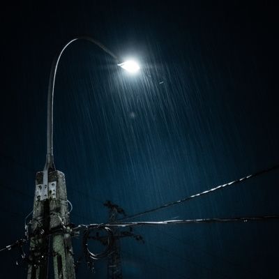 Night Rain with Distant Thunder 3 Hours