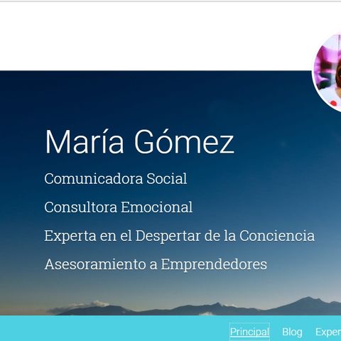 presentación de mi web maria gomez
