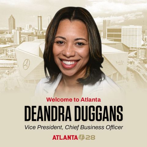 Replay: Deandra Duggans, formerly with Baltimore Ravens and Las Vegas Aces, currently Vice President, Chief Business Officer at NWSL