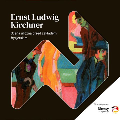 Galeria Nowych Mistrzów w Dreźnie (Albertinum) #5 - Ernst Ludwig Kirchner - Scena uliczna przed zakładem fryzjerskim