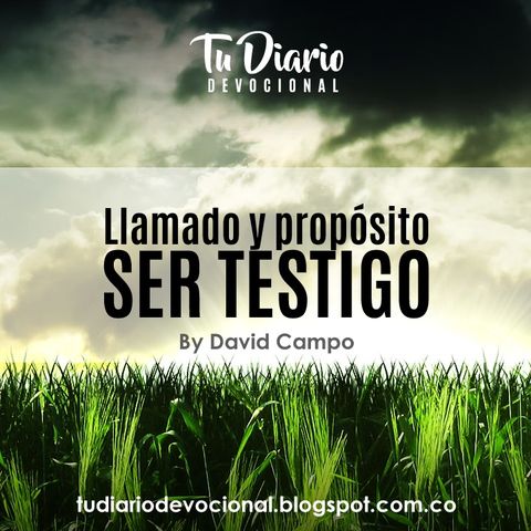 Llamado y propósito  SER TESTIGO