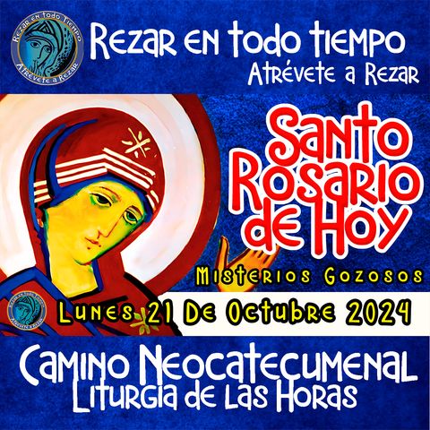 💚 SANTO ROSARIO DE HOY, LUNES 21 DE OCTUBRE DEL 2024🌹MISTERIOS GOZOSOS. Rosario a la Virgen María.