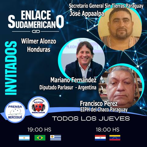 Enlace Sudamericano día 13 06 2024 ( Tema Mercosur y Avances Convenio UE y los Indígenas latinoamericanos.)