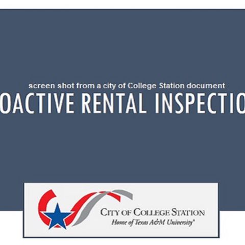 College Station city council moving ahead with a mandatory rental housing inspection program