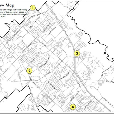 College Station city council transfers more greenway space to dedicated parkland