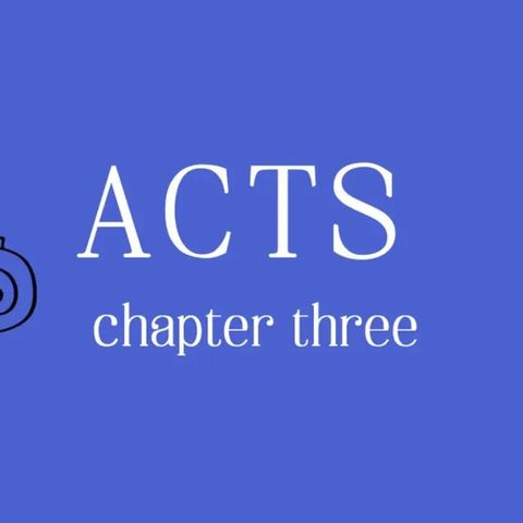Acts chapter 3 / March 25th / lap 1