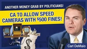 CA Passes Law to Install Speed Cameras and Issue $500 Fines