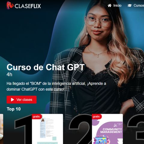 Claseflix.io la plataforma educativa gratuita al estilo de Netflix