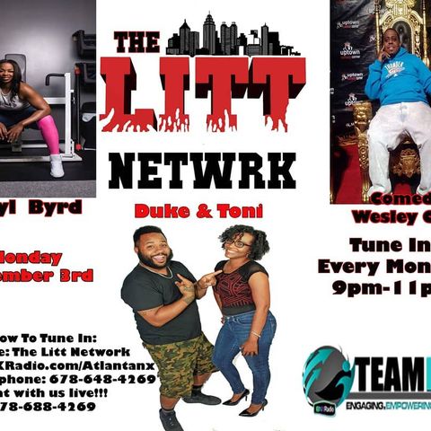 LITT w/ @apryl_the_fitress and @comedianwesleychapel 12-03-2018