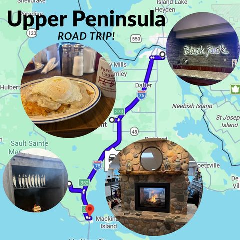 Upper Peninsula Road Trip: Stops in St. Ignace, Moran, Rudyard and Sault Ste. Marie (April 4-5, 2026)