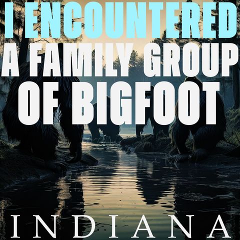 I ENCOUNTERED A FAMILY GROUP OF BIGFOOT FISHING AT A POND IN INDIANA | THEY FOLLOW THE WATERWAYS!!!