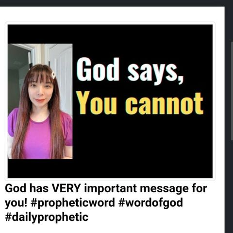 God has VERY important message for you! #propheticword #wordofgod #dailyprophetic