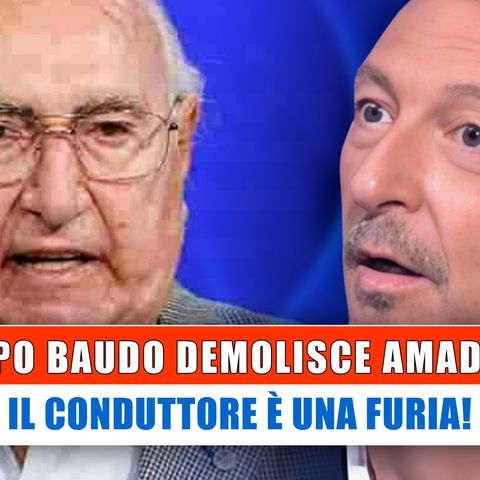 Pippo Baudo Demolisce Amadeus: Il Conduttore E' Una Furia!