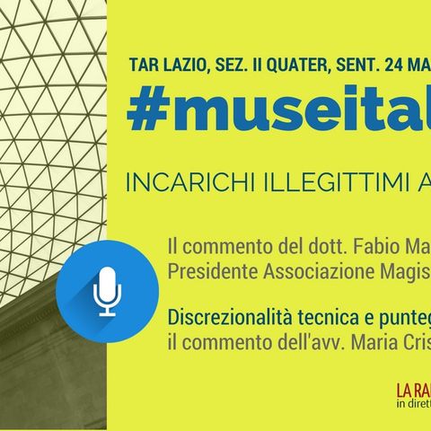 Speciale - Sentenza TAR Lazio su #museitaliani