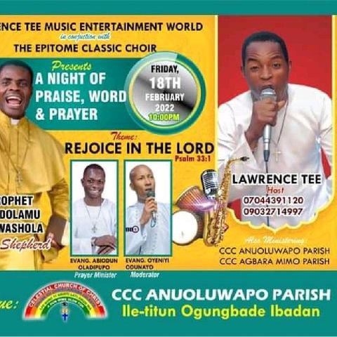 Ccc Jehovah Jireh Media At Law Tee Concert.