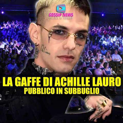 La Gaffe di Achille Lauro: Pubblico In Subbuglio!