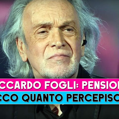 Riccardo Fogli: Ecco Quanto Prende Di Pensione!