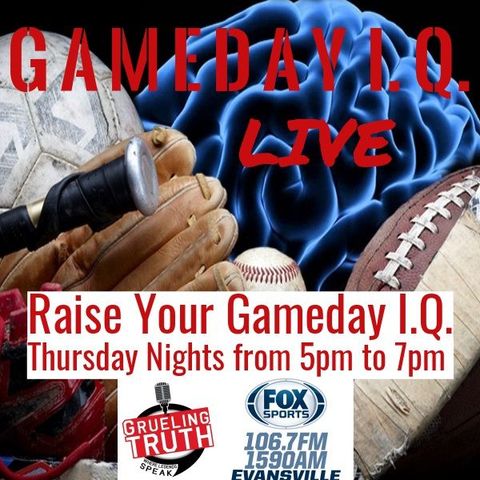 Gameday IQ.  Learn about sports history and trivia on this week's show