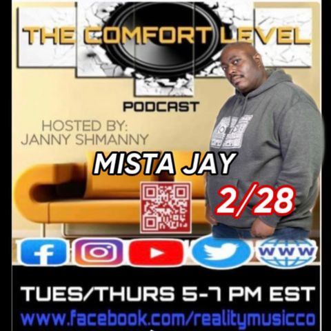 #MISTAJAY THE COMFORT LEVEL PODCAST #GETFEATURED GUEST INTERVIEW