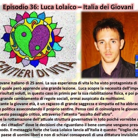 Ep.36 Luca Lolaico - Italia Dei Giovani