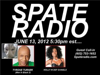 Spate Radio Men In Black 3 edition with Actor Tyrone Turner